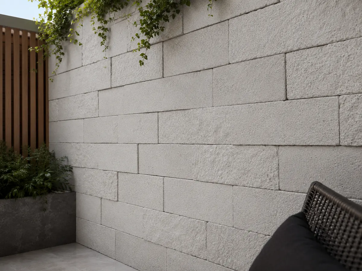 Brick arenito branco, Concretto Studio