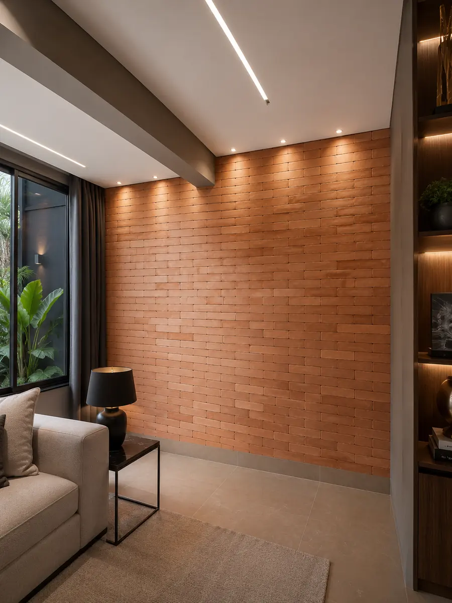 Brick retificado, interior, Concretto Studio